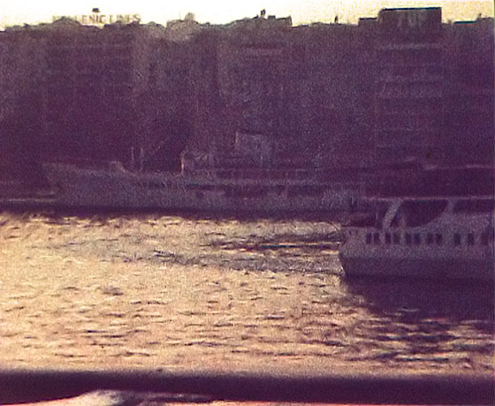 290-Athen-1980-Hafen mit 2 Schiffen-560 290-Athen-1980-Hafen mit 2 Schiffen-560