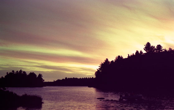 Canada (1986)-106-Abendstimmung am otter Lake-1-560 Canada (1986)-106-Abendstimmung am otter Lake-1-560