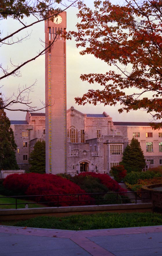 Canada (1986)-266-Vancouver-University of British Columbia-Clock Tower-1-560 Canada (1986)-266-Vancouver-University of British Columbia-Clock Tower-1-560