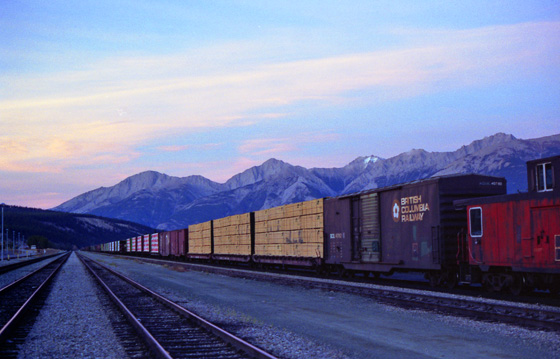 Canada (1986)-288-Jasper-British Columbia Railway-2 - 560 Canada (1986)-288-Jasper-British Columbia Railway-2 - 560