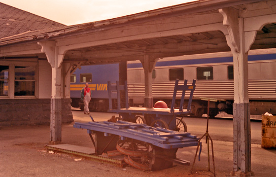 Canada (1986)-391-Sudbury-Bahnhof mit Kater 560 Canada (1986)-391-Sudbury-Bahnhof mit Kater 560