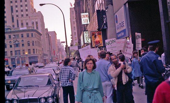 Canada (1986)-454-Montreal-Studentendemo 560 Canada (1986)-454-Montreal-Studentendemo 560