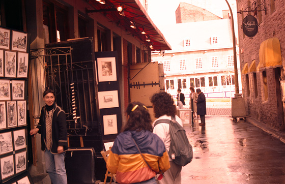 Canada (1986)-473-Montreal-künstlerische Straße 560 Canada (1986)-473-Montreal-künstlerische Straße 560