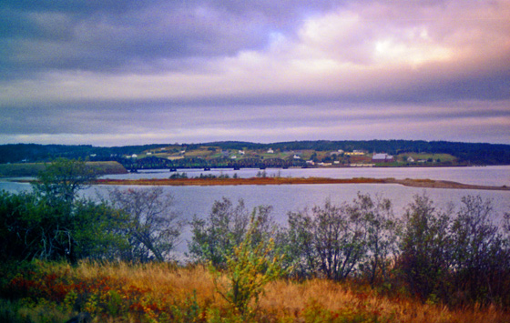 Canada (1986)-498-Nova Scotia-Eisenbahnbrücke über Sund 560
