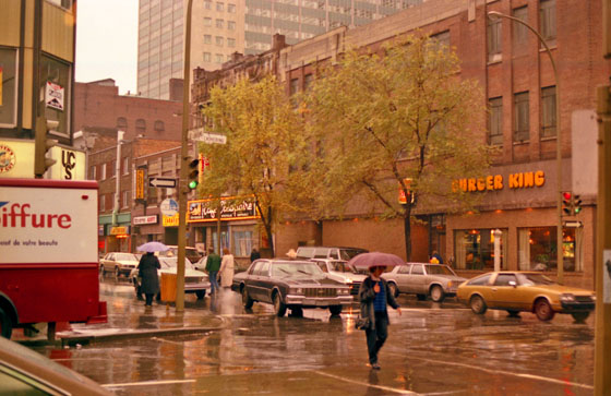 Canada (1986)-546-Montreal-Ecke Laurent-Catherine-Burger King 560 Canada (1986)-546-Montreal-Ecke Laurent-Catherine-Burger King 560