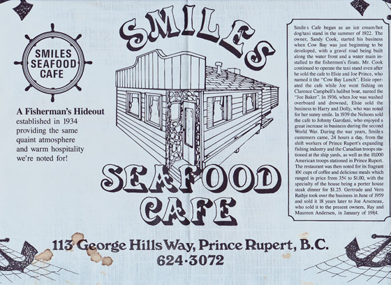 Prince Rupert - Smiles Seafood Cafe 560