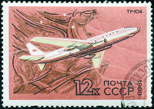Stamp-Tupolev_Tu-104,_1955-B300