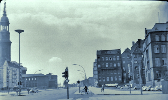 Hamburg 1960 - 005-Michel mit breiter Straße-Silver projects-2-560 Hamburg 1960 - 005-Michel mit breiter Straße-Silver projects-2-560