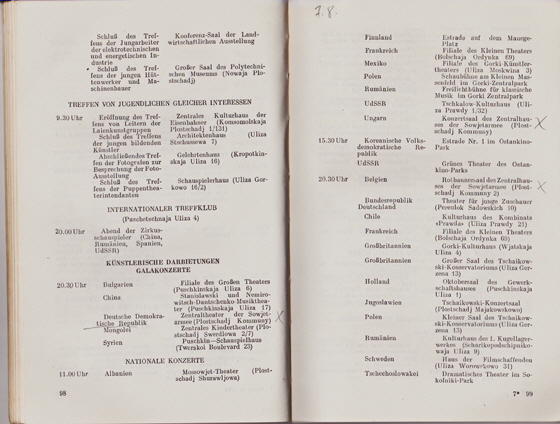 Tagesprogramm - Beispiel S-98-99-560 Tagesprogramm - Beispiel S-98-99-560