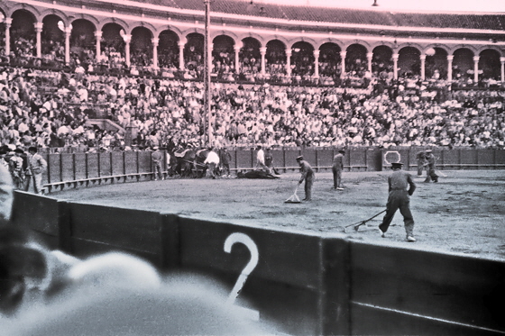 img029-Sevilla Stierkampf-09a, sharpen, denoise, black&white, color5, inpaint-560