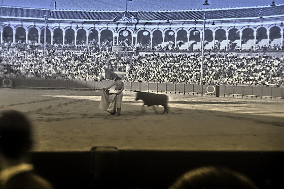 img033-Sevilla Stierkampf-13a, sharpen, denoise, black&white, impaint, color5-560